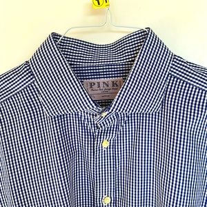 Thomas Pink Dress Shirt 17.5